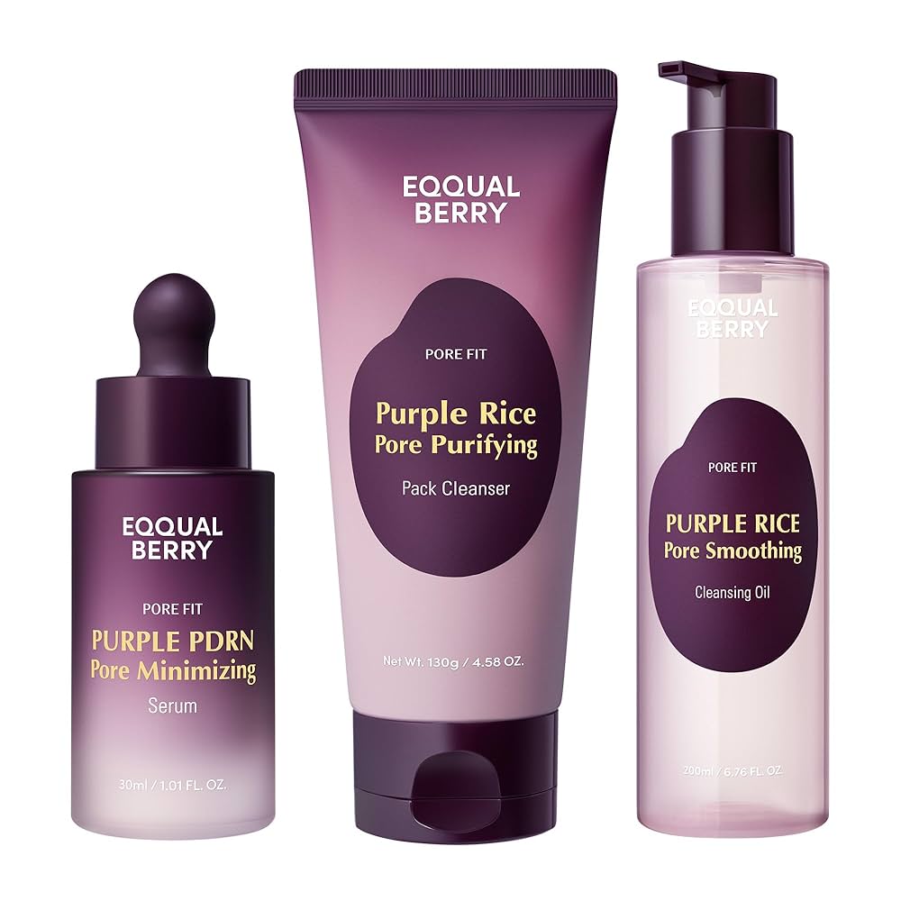 EQQUALBERRY Purple Rice Set