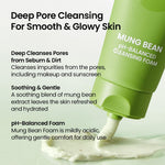 Load image into Gallery viewer, BEPLAIN Mung Bean Ph-balanced Cleansing Foam