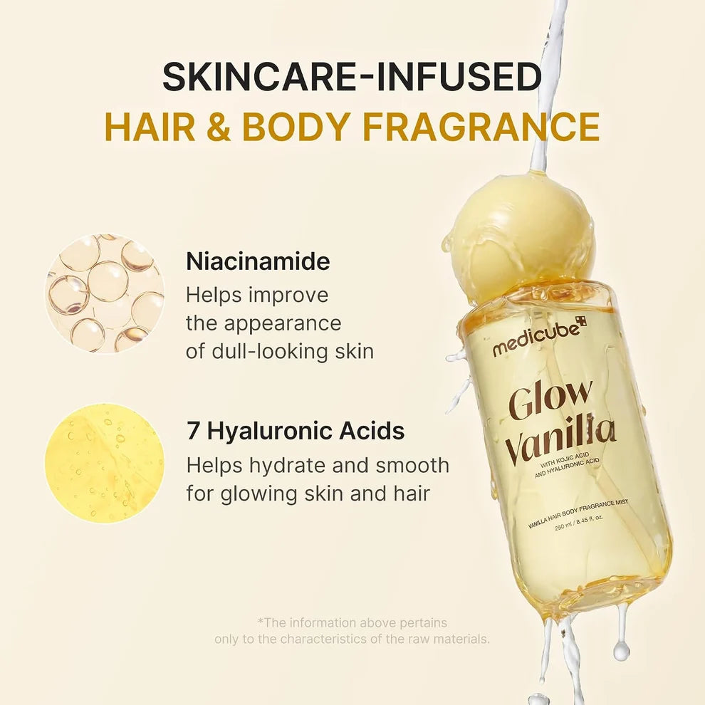 MEDICUBE Glow Vanilla Hair & Body Fragrance Mist 100ml
