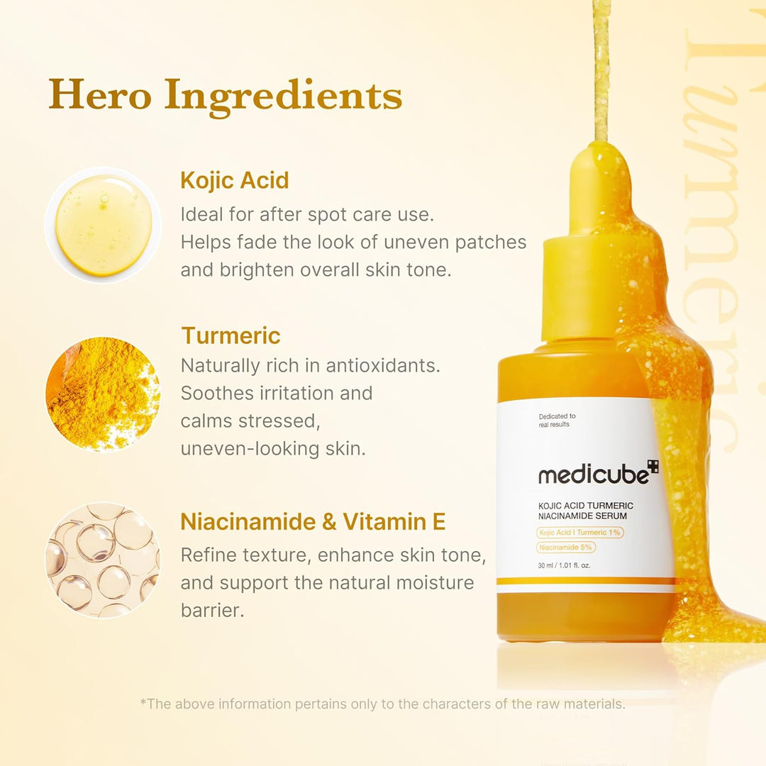MEDICUBE  Kojic Acid Tumeric Brightening Serum