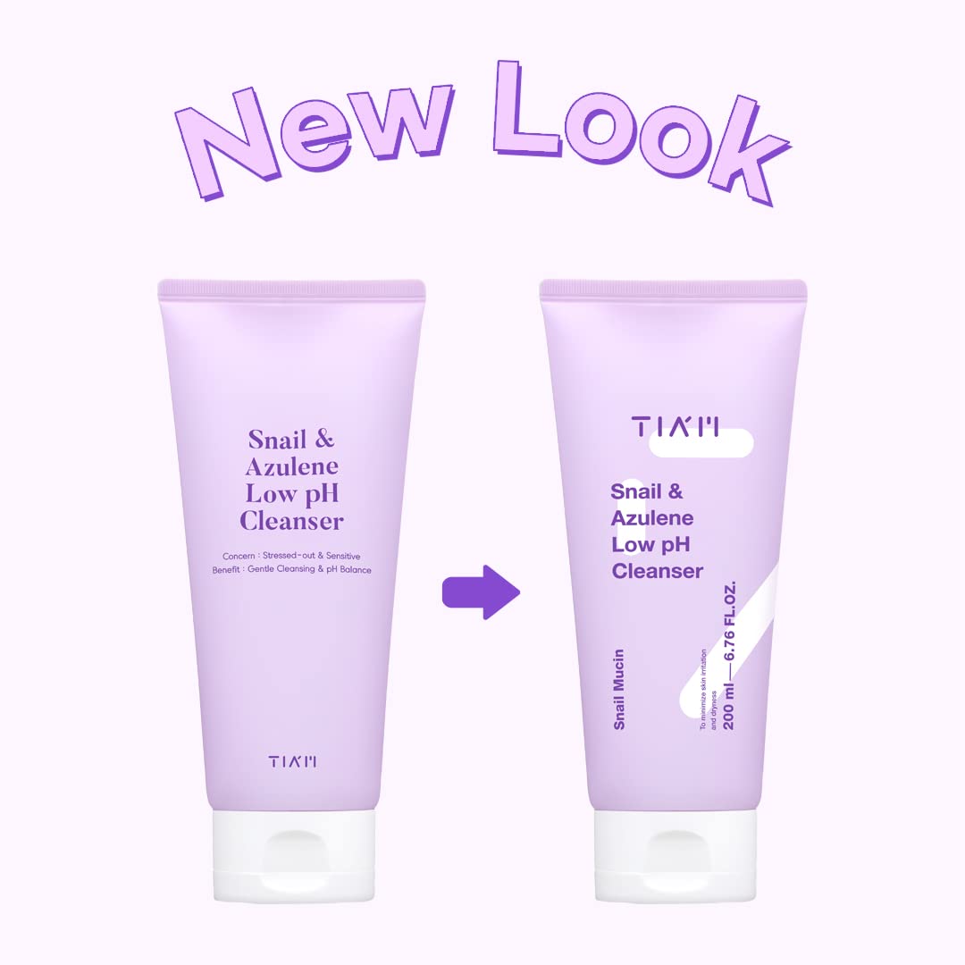 TIAM snail & azulene cleanser